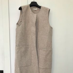 COS textured wool gilet vest